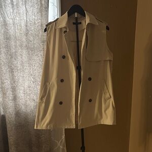 Elegant Tan Sleeveless Vest